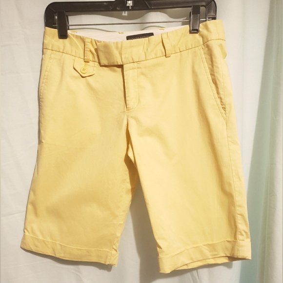 Banana Republic Shorts Banana Republic Yellow Shorts Size 2 Poshmark